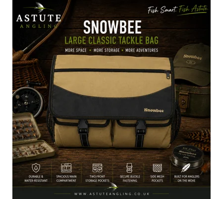Snowbee Large Classic Tackle Bag | Durable Fly Fishing & General Angling Bag