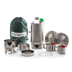 Kelly Kettle Base Camp Kit (Stainless steel)