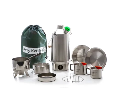 Kelly Kettle Base Camp Kit (Stainless steel)