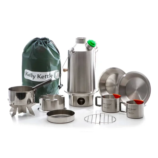 Kelly Kettle Base Camp Kit (Stainless steel)