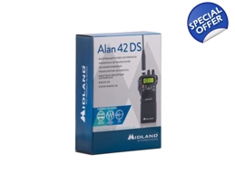 Midland Alan 42DS UK Handheld CB Radio with Digital Squelch