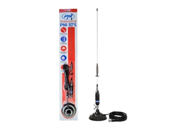 PNi S75 CB Antenna with Butterfly Knucle & Mag Mount