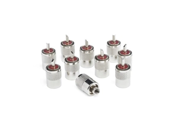PL259 Standard Plug 7mm For Mini-8  10 Pack