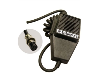 Sharman DM520P2 Coffin Mic With 4 Pin Plug (Uniden Wiring) Sharman DM520P2 Coffin Mic With 4 Pin Plug (Uniden Wiring)