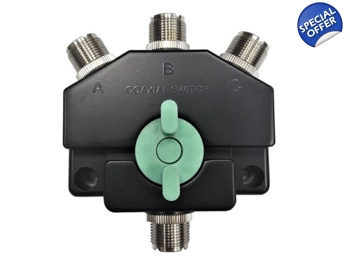 OPEK CX-301U - 3 Way SO239 Coax Switch