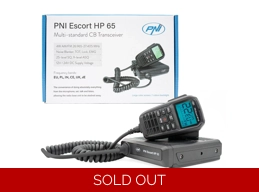 PNI Escort HP 65 ASQ CB Radio Multi Standard UK 40 27/81 EU 40 AM/FM Hide Away