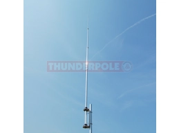 THUMDERPOLE 1/2 WAVE SILVER ROD BASE ANTENNA