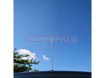 TANK WHIP CB ANTENNA 1/4 Wave 9 Foot Stainless Steel 2 Part Omni Directional