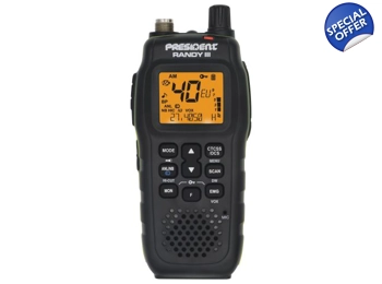 President Randy III Handheld CB Transceiver
