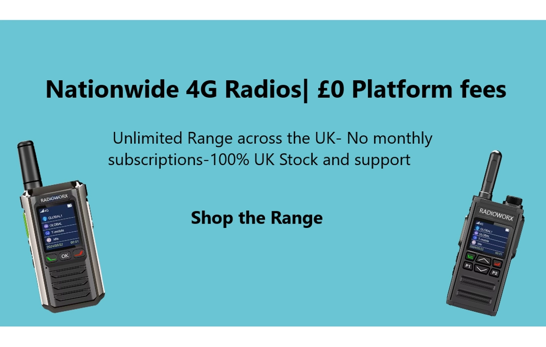 Nationwide 4G Radios| £0 platform fees|Unlimited Range Across the UK. No Monthly Subscriptions. 100% UK Stock & Support|Shop Ranges|