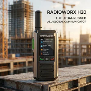 Radioworx H20 4G LTE PoC Radio for front