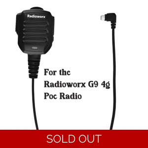 speaker Mic for Radioworx G9 4g poc radio