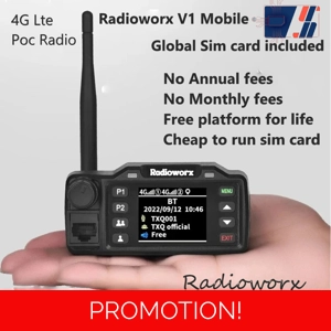 Radioworx V1 4g mobile poc radio
