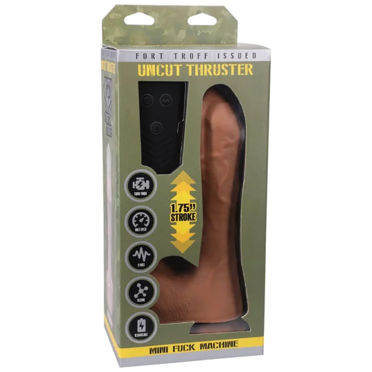Fort Troff Uncut Thruster Mini Fuck Machine Rechargeable Silicone with Remote
