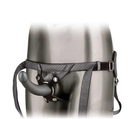 The Royal Ultra-Soft Set Crotchless Strap On With G-Probe