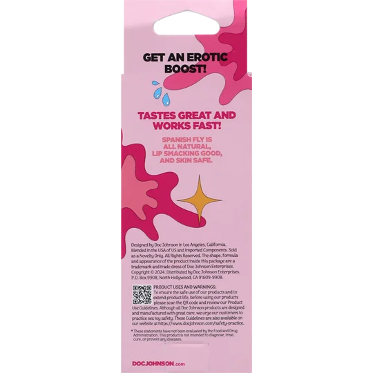 Spanish Fly Sex Liquid Wild Strawberry 1 oz.