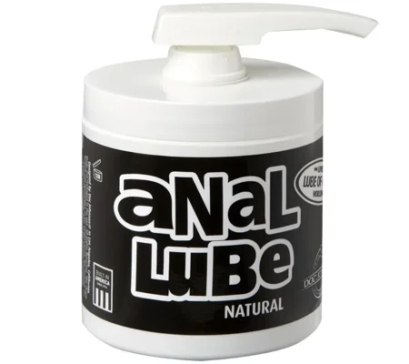 Doc Johnson Anal Lube Natural In Pump Dispenser Transparent