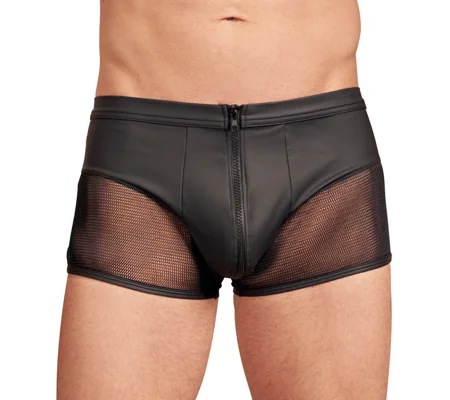 NEK Matte Look Pants With Zip Opening Black