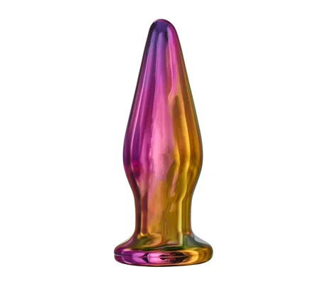 Glamour Glass Remote Control Tapered Butt Plug
