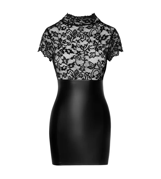 Noir Lace Mini Dress