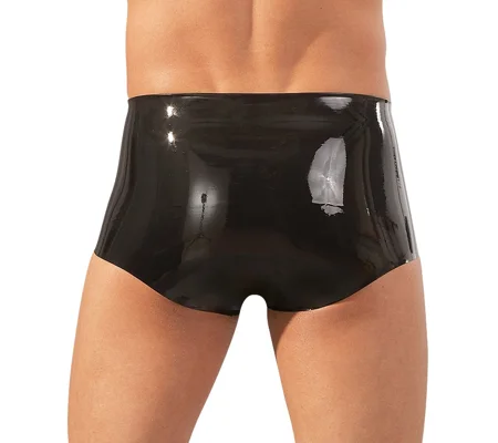 LateX Briefs with Anal Plug
