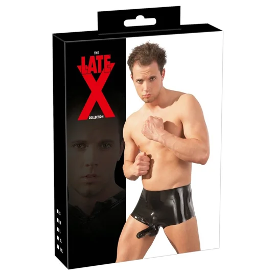 LateX Briefs with Anal Plug