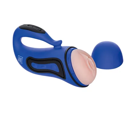 Apollo Alpha Stroker 2 Rechargeable Blue Masturbator