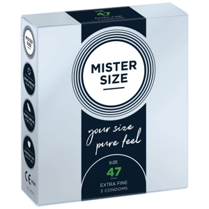 MISTER SIZE - pure feel Condoms - size 47 mm (3 pack)
