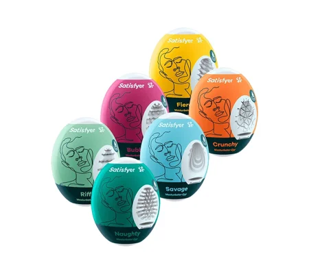 Satisfyer Masturbator Egg 6er Set Assorted