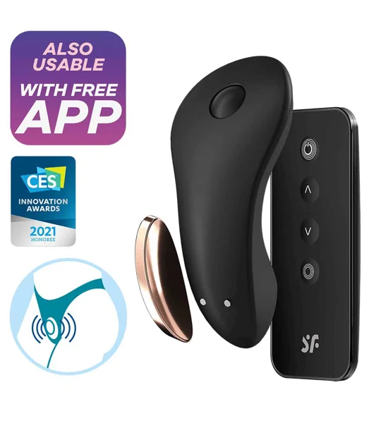 Satisfyer Little Secret Black Panty Vibe