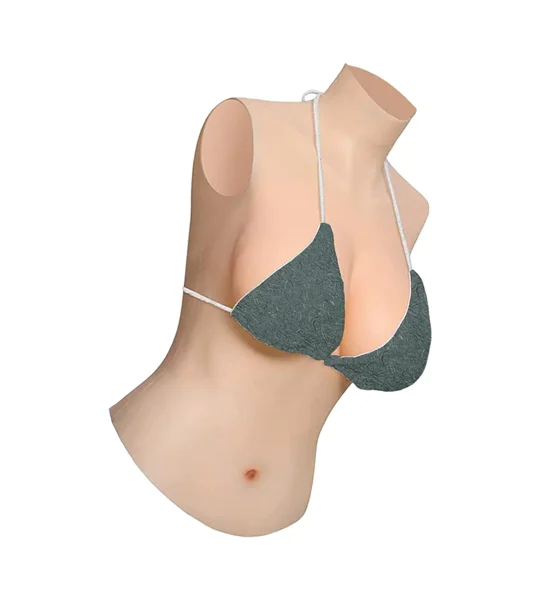 GORGEOVA Half-body Breast Plates Drag Queens Silicone G Cup RRP £133.00