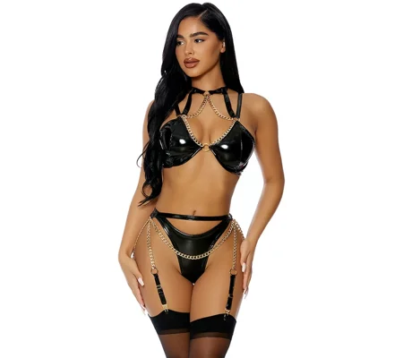 Forplay Link To Me Lingerie Set