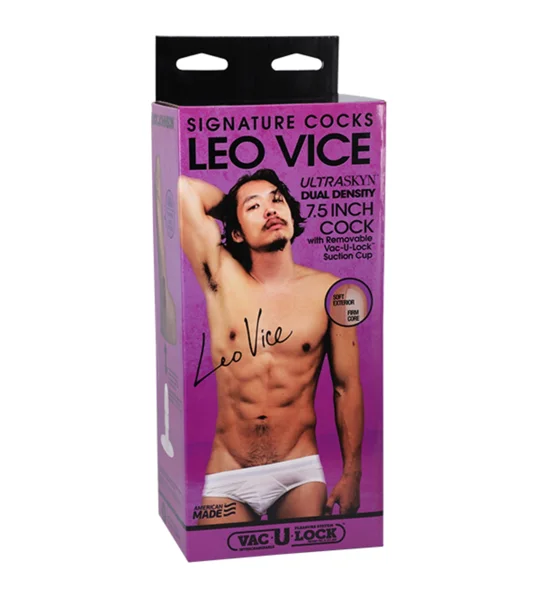 Signature Cocks Leo Vice 6 Inch Ultraskyn Cock with Removable Vac-U-Lock Suction Cup