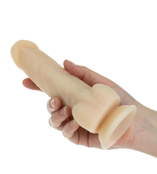 Naked Addiction 7 Inch Rotating and Vibrating Dong
