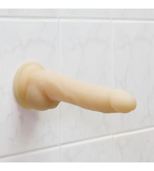 Naked Addiction 7 Inch Rotating and Vibrating Dong