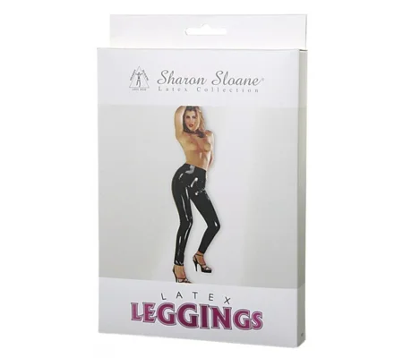 Sharon Sloane Latex Leggings Black Medium
