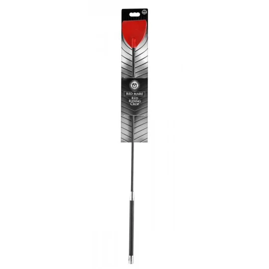 Red Leather Riding Crop