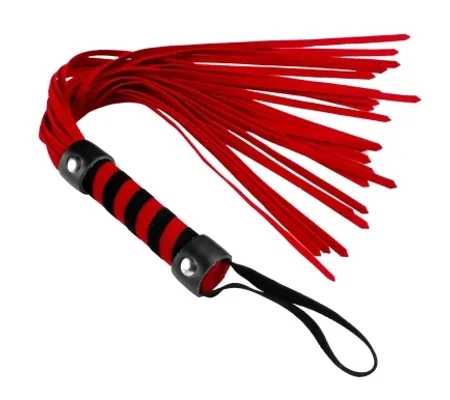 Short Suede Flogger - Red