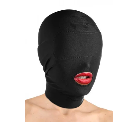 Disguise Open Mouth Hood With Padded Blindfold