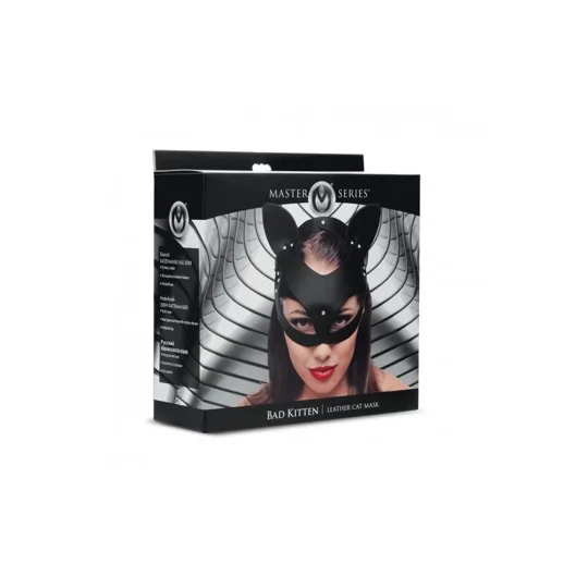 Bad Kitten Leather Cat Mask