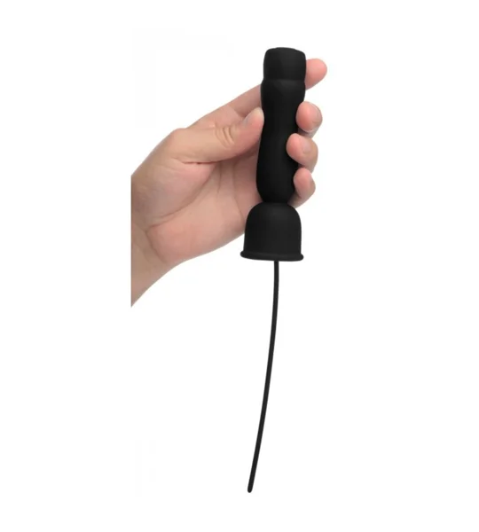 Trinity For Men 16x Penis Head Teaser With Urethral Sound Black