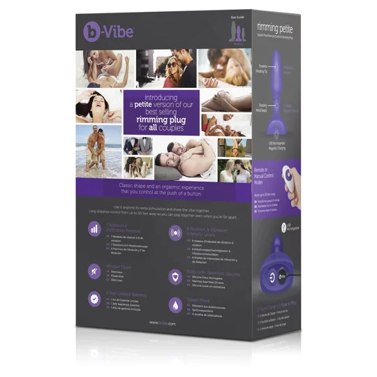 b-Vibe Rimming Petite Purple