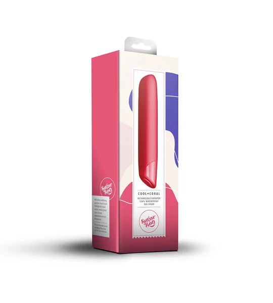 Rocks Off Sugar Boo Cool Coral Vibrator Coral