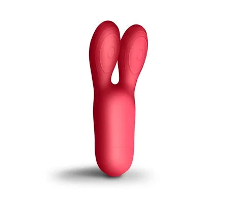 Rocks Off Sugar Boo Coral Kiss Rabbit Ears Vibrator Coral