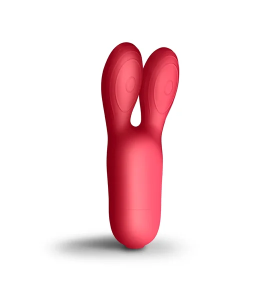 Rocks Off Sugar Boo Coral Kiss Rabbit Ears Vibrator Coral