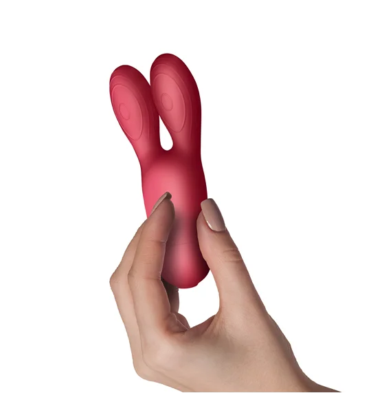 Rocks Off Sugar Boo Coral Kiss Rabbit Ears Vibrator Coral