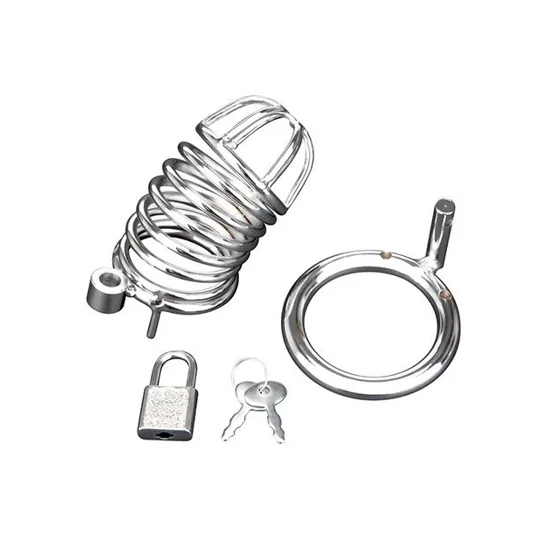 Deluxe Chastity Cage Silver
