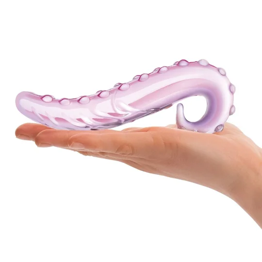 Lick It Glass Dildo (6")