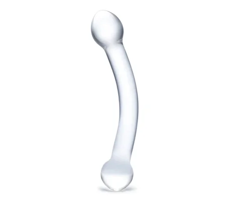 Glas Curved Glass G Spot Stimulator Clear (7")