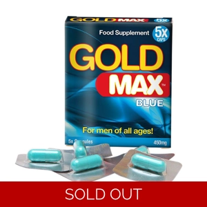 GoldMAX Stimulant For Men 5 Pack Blue 450mg